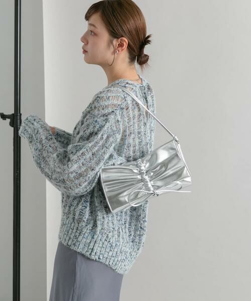 KBF / ケービーエフ ショルダーバッグ | リボンギャザーBAG | 詳細18