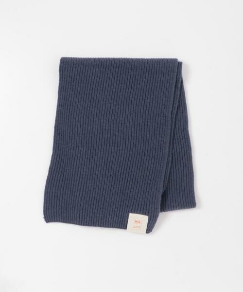 KBF / ケービーエフ マフラー・ショール・スヌード・ストール | タブ付きリブニットマフラー | 詳細14