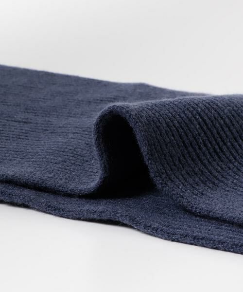 KBF / ケービーエフ マフラー・ショール・スヌード・ストール | タブ付きリブニットマフラー | 詳細15