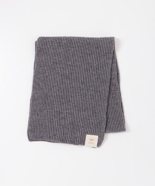 KBF / ケービーエフ マフラー・ショール・スヌード・ストール | タブ付きリブニットマフラー | 詳細22