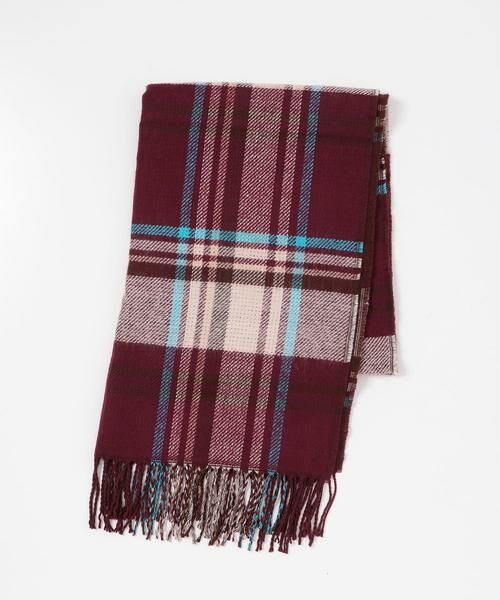 KBF / ケービーエフ マフラー・ショール・スヌード・ストール | リバーシブルチェックストール | 詳細7