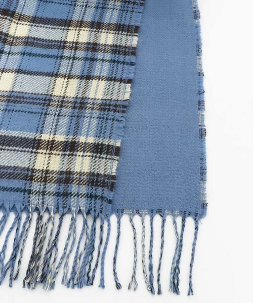 KBF / ケービーエフ マフラー・ショール・スヌード・ストール | リバーシブルチェックストール | 詳細19