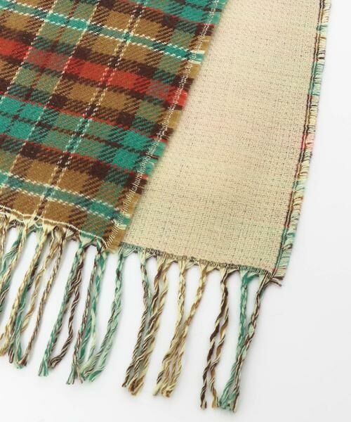 KBF / ケービーエフ マフラー・ショール・スヌード・ストール | リバーシブルチェックストール | 詳細29