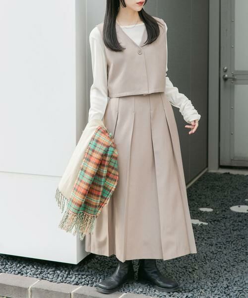 KBF / ケービーエフ マフラー・ショール・スヌード・ストール | リバーシブルチェックストール | 詳細22