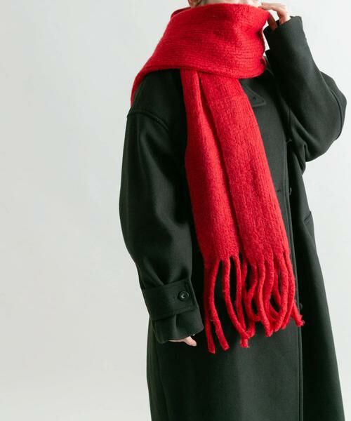 KBF / ケービーエフ マフラー・ショール・スヌード・ストール | ビッグフリンジマフラー | 詳細1