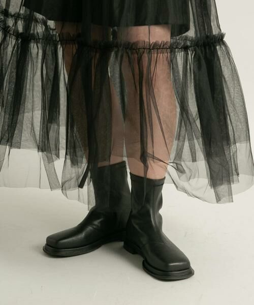 KBF / ケービーエフ ブーツ（ショート丈） | スクエアトゥフラットブーツ | 詳細14