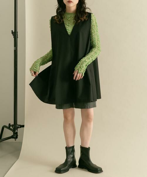 KBF / ケービーエフ ブーツ（ショート丈） | スクエアトゥフラットブーツ | 詳細18