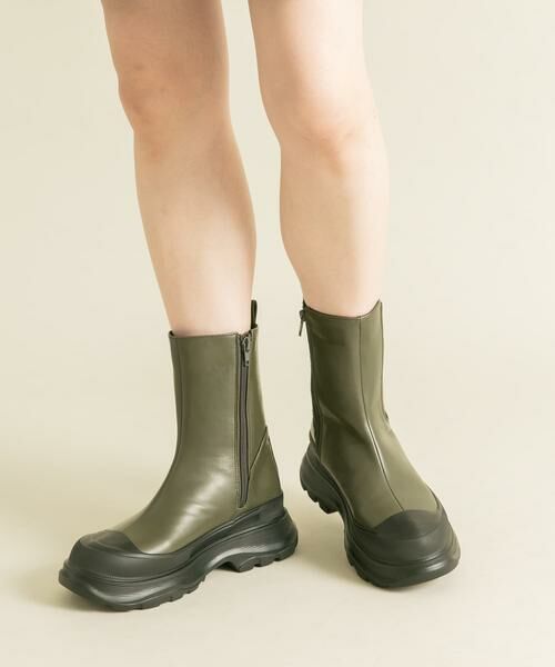 KBF / ケービーエフ ブーツ（ショート丈） | スニーカーソールサイドゴアブーツ | 詳細1