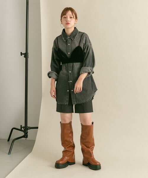 KBF / ケービーエフ ブーツ(ショート丈) | カバーデザインロングブーツ | 詳細6