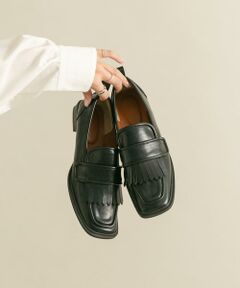 KBF / ケービーエフ フラットシューズ | アシンメトリートゥタッセルローファー