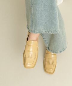 KBF / ケービーエフ フラットシューズ | アシンメトリートゥタッセルローファー