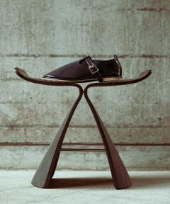 KBF / ケービーエフ シューズ | Tストラップガラスローファー