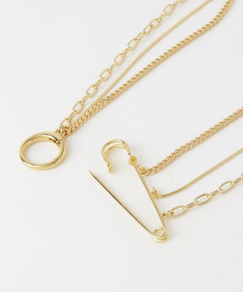 KBF / ケービーエフ ブローチ・コサージュ | マルチチェーンブローチ | 詳細3