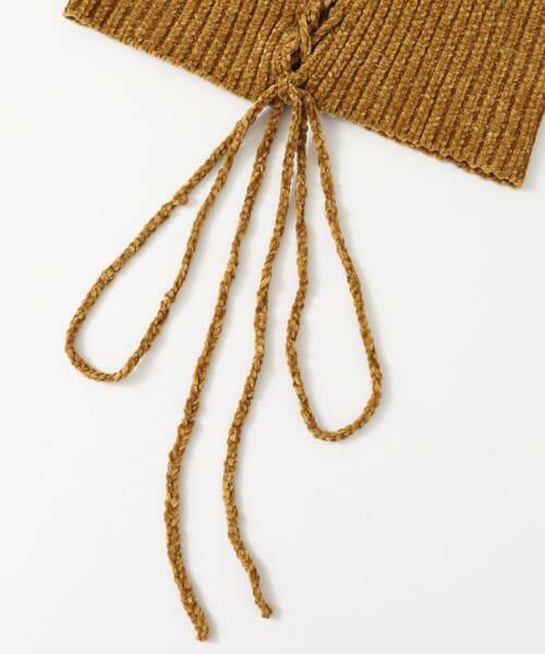 KBF / ケービーエフ ニット・セーター | ベロアモールビスチェ∴ | 詳細7