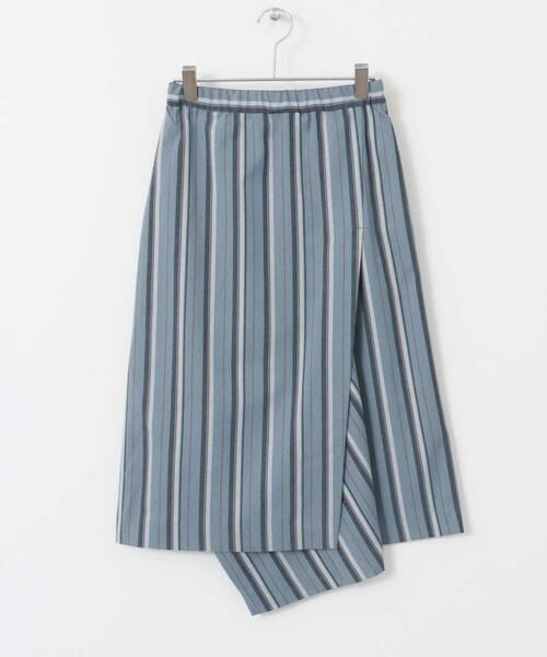 KBF / ケービーエフ スカート | アシンメトリーヘムストライプスカート∴ | 詳細2