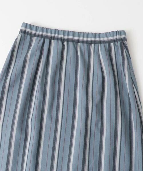 KBF / ケービーエフ スカート | アシンメトリーヘムストライプスカート∴ | 詳細8