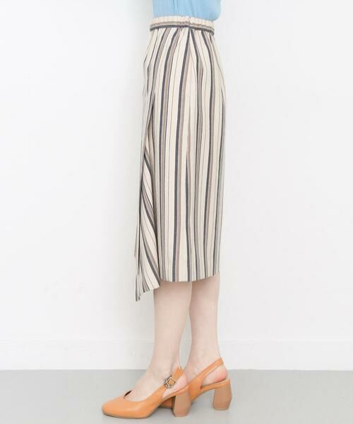 KBF / ケービーエフ スカート | アシンメトリーヘムストライプスカート∴ | 詳細11