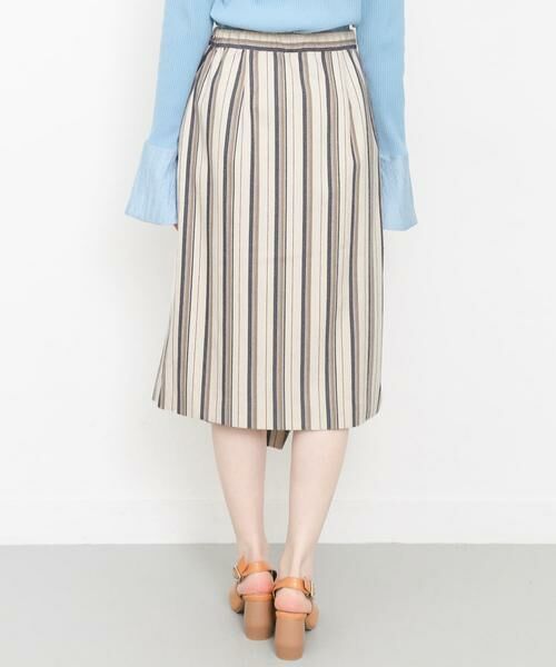 KBF / ケービーエフ スカート | アシンメトリーヘムストライプスカート∴ | 詳細12