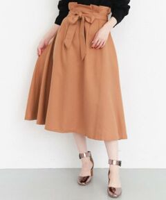 KBF / ケービーエフ スカート | ウエストリボンフレアスカート∴