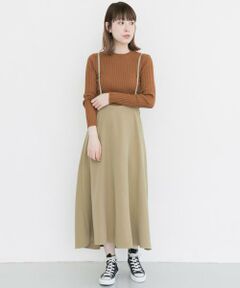 KBF / ケービーエフ スカート | サスペンダーフレアスカート∴