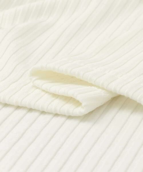 KBF / ケービーエフ Tシャツ | レース付き裏起毛テレコトップス∴ | 詳細9