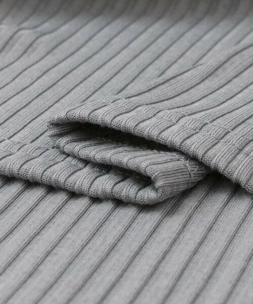 KBF / ケービーエフ Tシャツ | レース付き裏起毛テレコトップス∴ | 詳細11