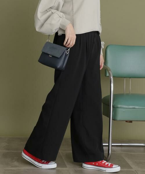 KBF / ケービーエフ その他パンツ | フロントボタンサスペンダー付きパンツ(ブラック)