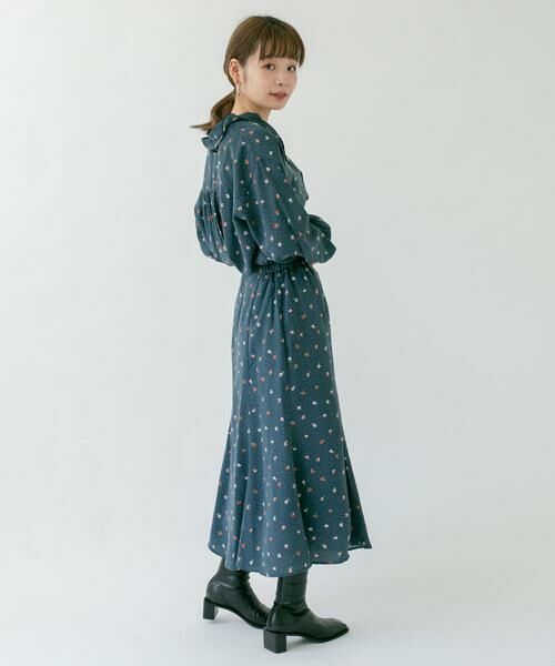 KBF / ケービーエフ スカート | ドット×フラワーマーメイドスカート | 詳細3