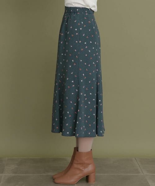 KBF / ケービーエフ スカート | ドット×フラワーマーメイドスカート | 詳細8