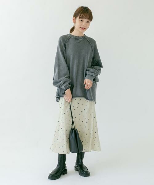 KBF / ケービーエフ スカート | ドット×フラワーマーメイドスカート | 詳細15