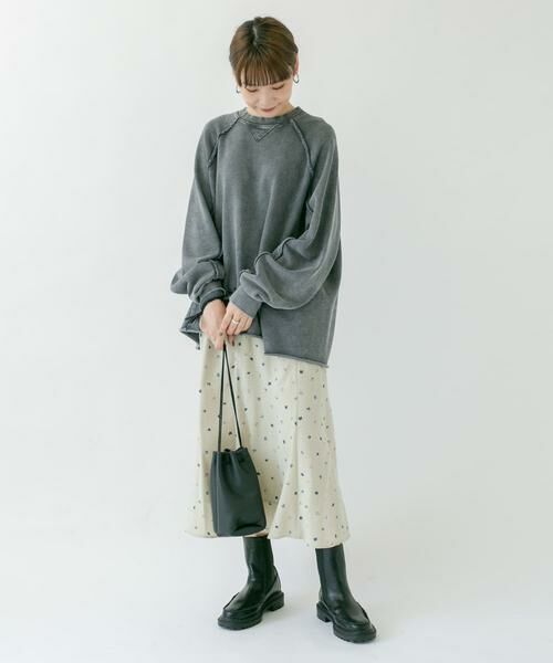 KBF / ケービーエフ スカート | ドット×フラワーマーメイドスカート | 詳細16
