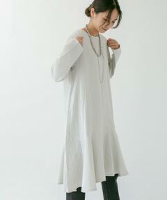 KBF / ケービーエフ ワンピース | ガーゼペプラムワンピース