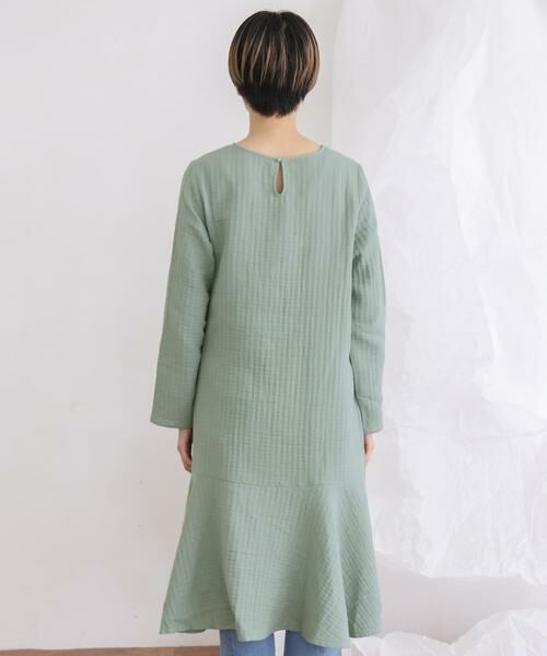 KBF / ケービーエフ ワンピース | ガーゼペプラムワンピース | 詳細12