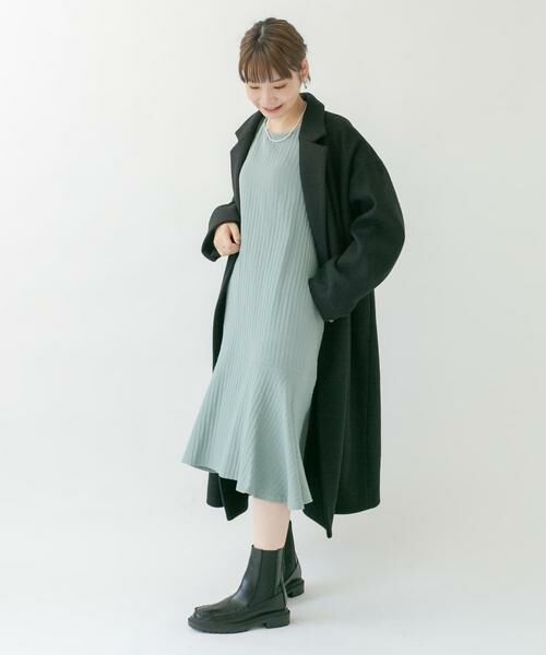 KBF / ケービーエフ ワンピース | ガーゼペプラムワンピース | 詳細3