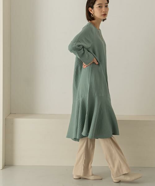 KBF / ケービーエフ ワンピース | ガーゼペプラムワンピース | 詳細5