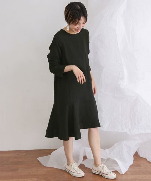 KBF / ケービーエフ ワンピース | ガーゼペプラムワンピース | 詳細20