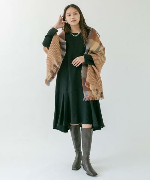 KBF / ケービーエフ ワンピース | ガーゼペプラムワンピース | 詳細22