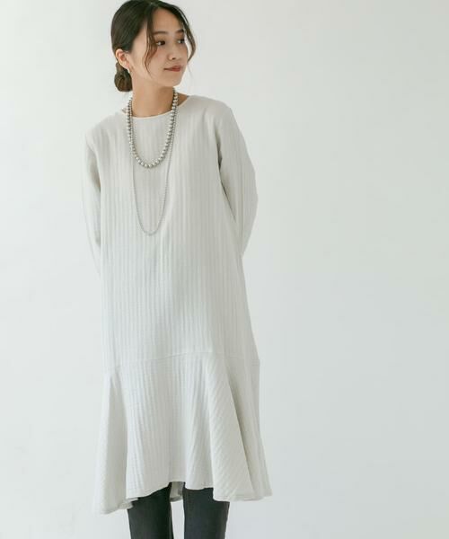 KBF / ケービーエフ ワンピース | ガーゼペプラムワンピース | 詳細25