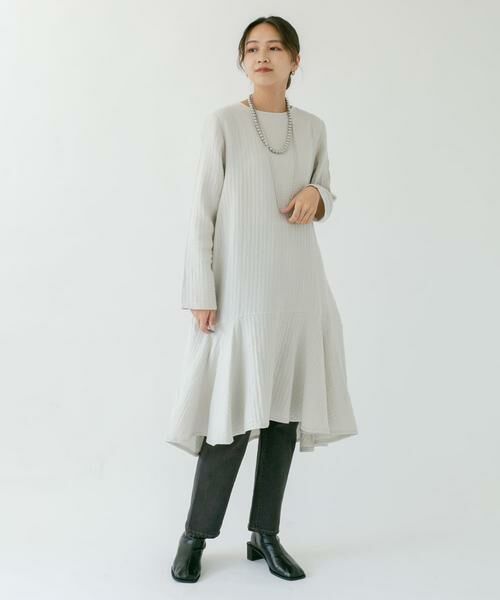 KBF / ケービーエフ ワンピース | ガーゼペプラムワンピース | 詳細27