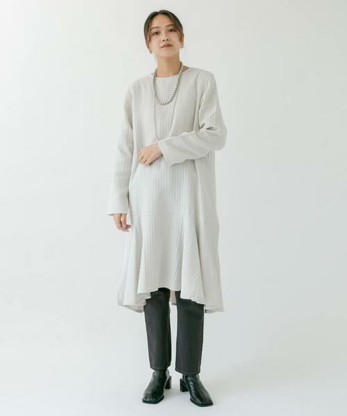 KBF / ケービーエフ ワンピース | ガーゼペプラムワンピース | 詳細28