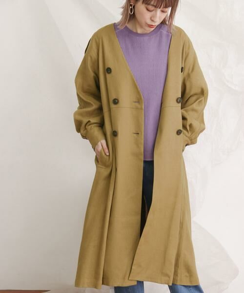 KBF / ケービーエフ トレンチコート | トレンチドレスコート∴ | 詳細2