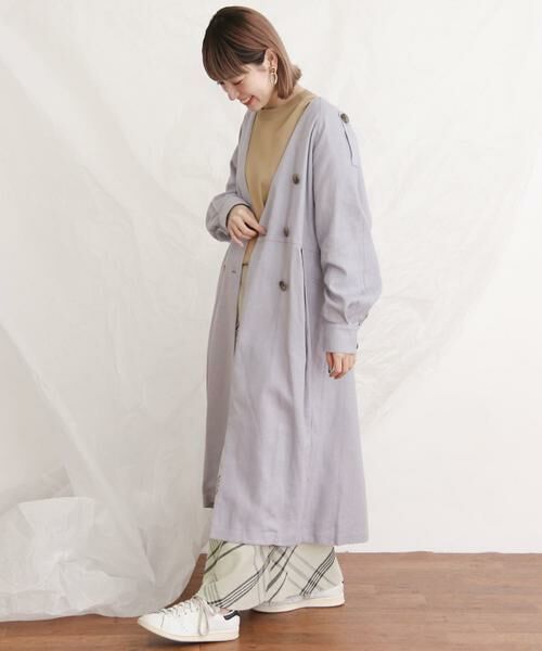 KBF / ケービーエフ トレンチコート | トレンチドレスコート∴ | 詳細13