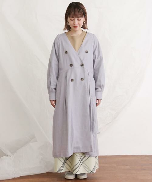 KBF / ケービーエフ トレンチコート | トレンチドレスコート∴ | 詳細14