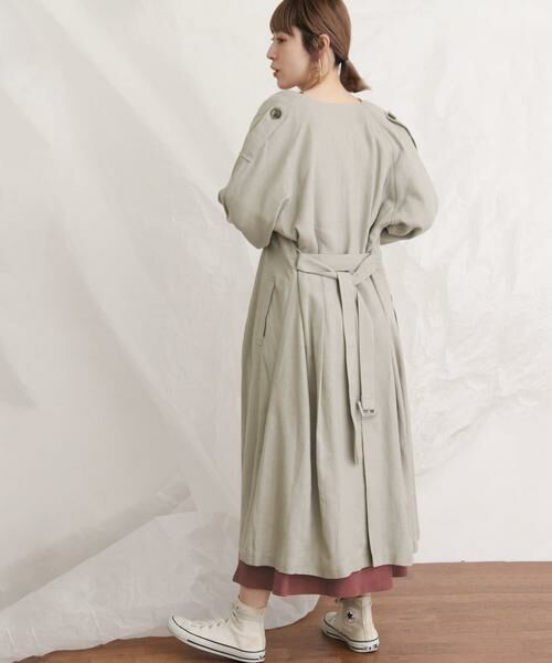 KBF / ケービーエフ トレンチコート | トレンチドレスコート∴ | 詳細22