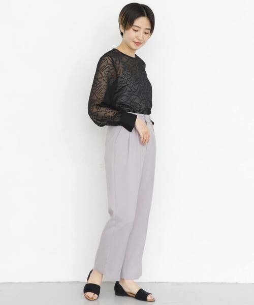 KBF / ケービーエフ その他パンツ | タックテーパードパンツ | 詳細9