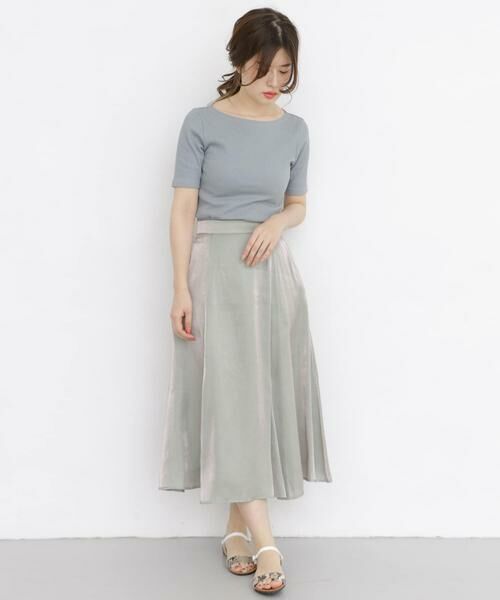 KBF / ケービーエフ スカート | メタリックフレアスカート∴ | 詳細7