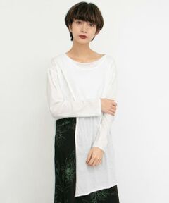 KBF / ケービーエフ Tシャツ | ラップロングカットソー∴