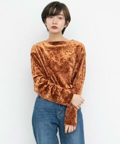 KBF / ケービーエフ Tシャツ | クラッシュベロアプルオーバー∴