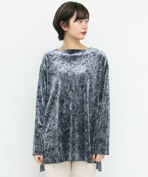 KBF / ケービーエフ Tシャツ | クラッシュベロアプルオーバー∴ | 詳細3