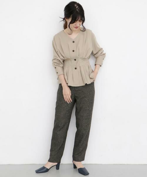 KBF / ケービーエフ その他パンツ | カラーネップテーパードパンツ | 詳細4